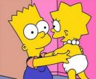 kızkardeşi Bart alarak bakım Maggie